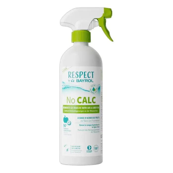 Respect By Bayrol – NO CALC à base d‘acide de fruits – détartrant – Spray de 750 ml – Bayrol Meilleure Vente