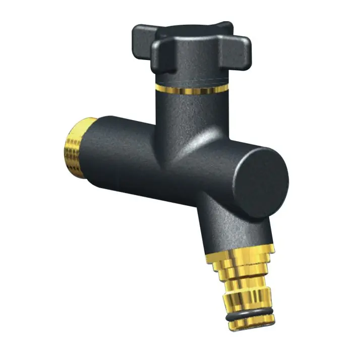 Robinet de jardin antigel OSLO vertical Mâle 1/2‘‘ (15/21) - Manganèse - ANQUIER Dernier Modèle