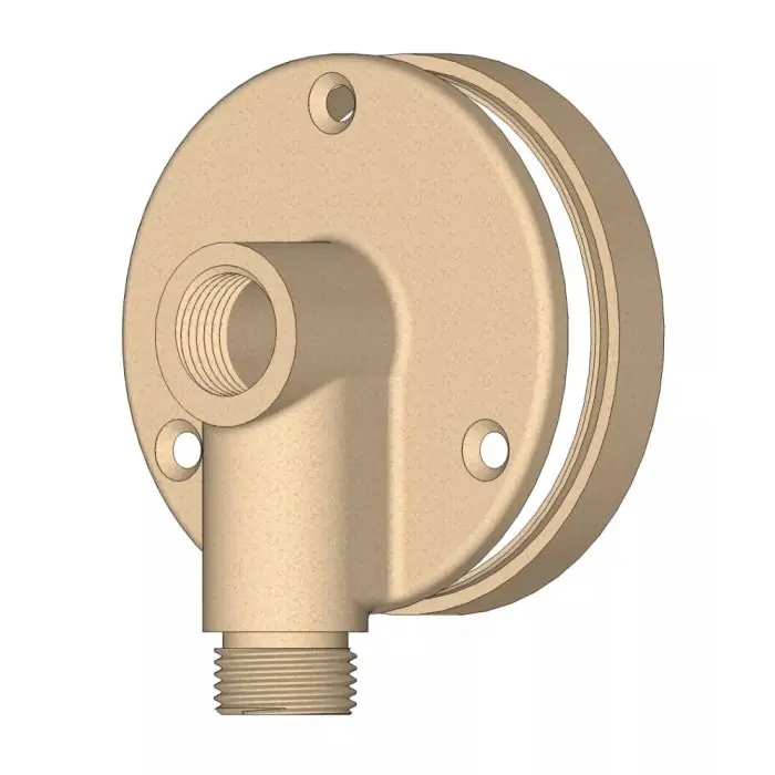 Offre Exclusive Applique pour robinet de jardin à visser Mâle 1/2&Prime; (15/21) pour raccordement cuivre protégé du gel – Coloris Sable – Anquier