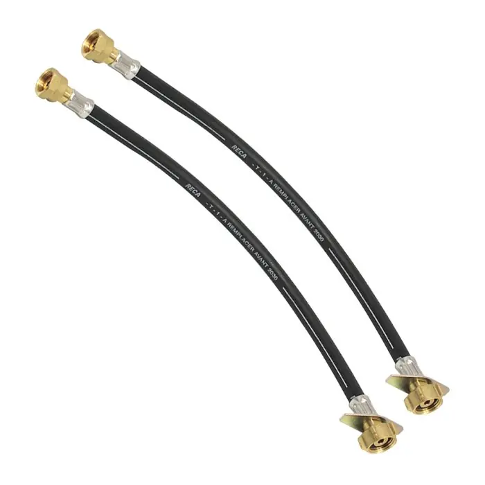 2 Lyres NF gaz haute pression Butane / Propane – 45 cm – date de péremption 5 ans – Favex Nouvelle Collection