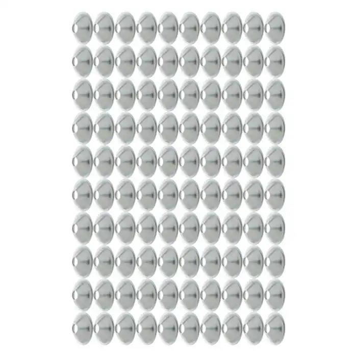 Vente Flash 100 rosaces coniques zinguées Ø32 – hauteur 14 mm – Arcanaute
