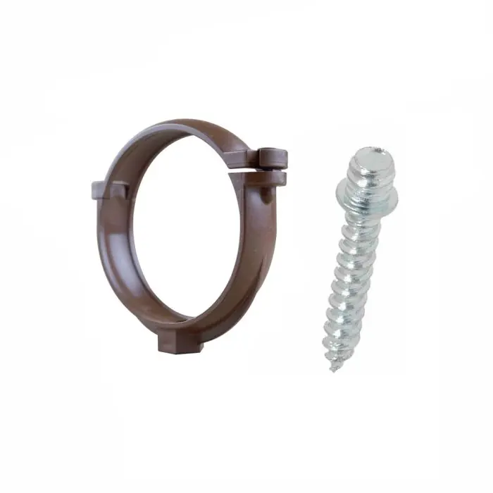 Ensemble de 1 collier tube de descente Ø80 Cuivre + 1 Vis 7x40mm - Arcanaute Usine Directe