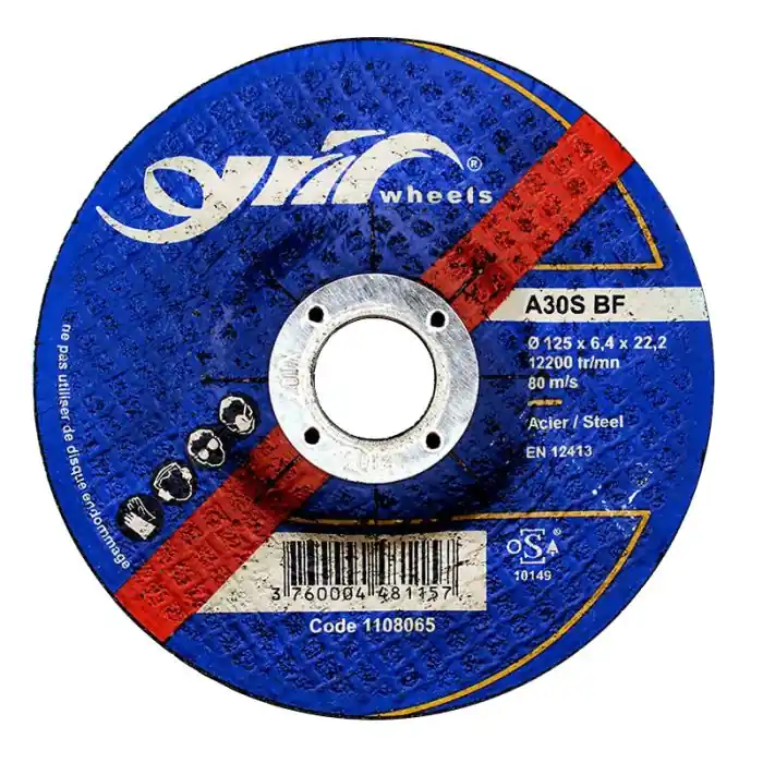 Meilleur Choix Disque abrasif IRON-SHV 115 x 6.4 mm pour l’ébardage de métaux - RAM