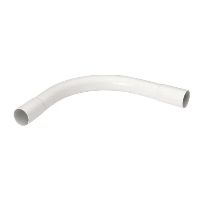 Coude pour tube IRL Mureva pvc blanc Retour Gratuit