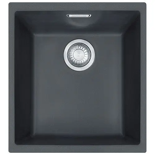 Évier Sirius Tectonite SID110-34 - Carbone - 365x440x200 mm - Sous meuble 45 cm - Franke Seulement Aujourd'hui
