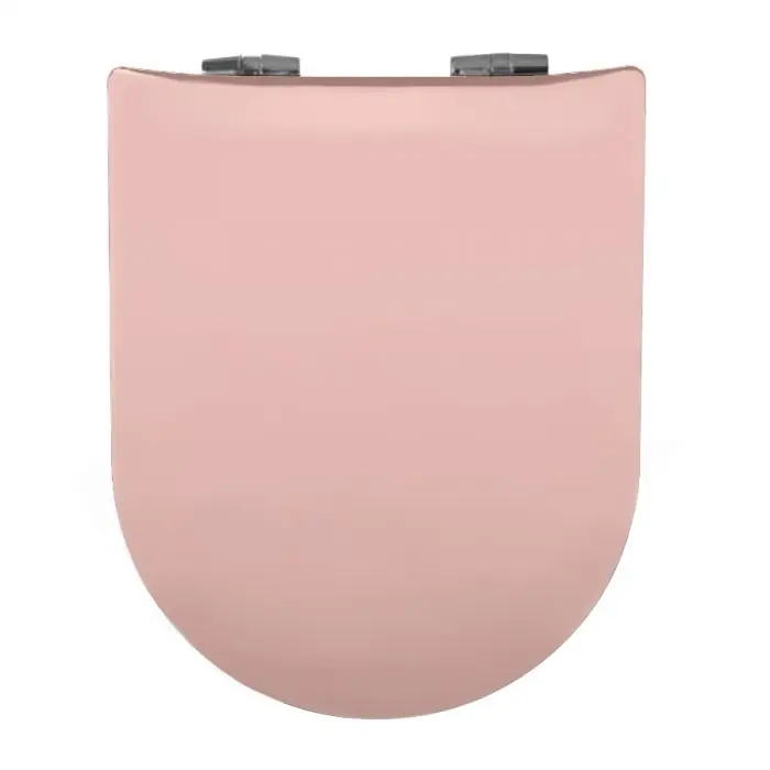 Abattant WC Wood Slim Coquillage mat – descente assistée – déclipsable – Olfa Populaire