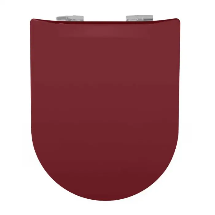 Abattant WC Wood Slim Brunt Russet Mat – descente assistée – déclipsable – Olfa Offre Du Jour