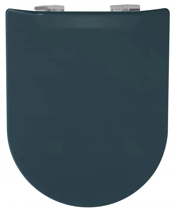 Commander Vite Abattant WC Wood Slim Bleu astral Mat – descente assistée – déclipsable
