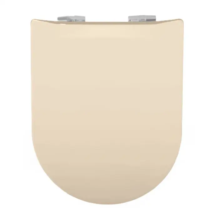 Seulement Aujourd&rsquo;hui Abattant WC Wood Slim jasmin céramique mat – descente assistée – déclipsable – Olfa