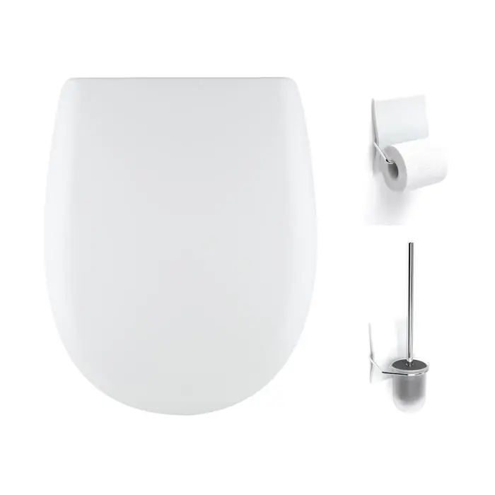 Set accessoires Olfa Ariane Soft White Mat, descente assistée, déclipsable Produit De Marque
