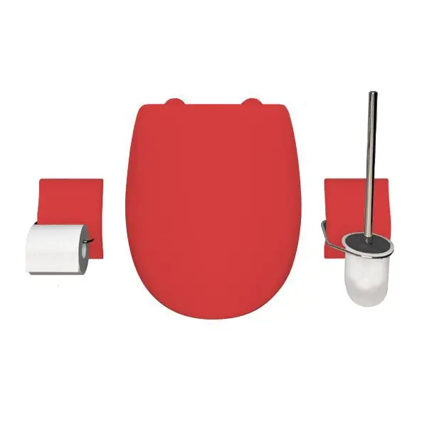 Set accessoire WC Ariane Vermillon – descente assistée – déclipsable – Olfa Commander Maintenant