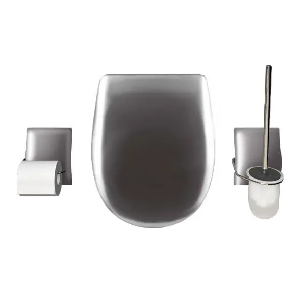 Pas Cher Set accessoire WC Ariane Canon de Fusil Reflet Brillante - descente assistée - déclipsable - Olfa