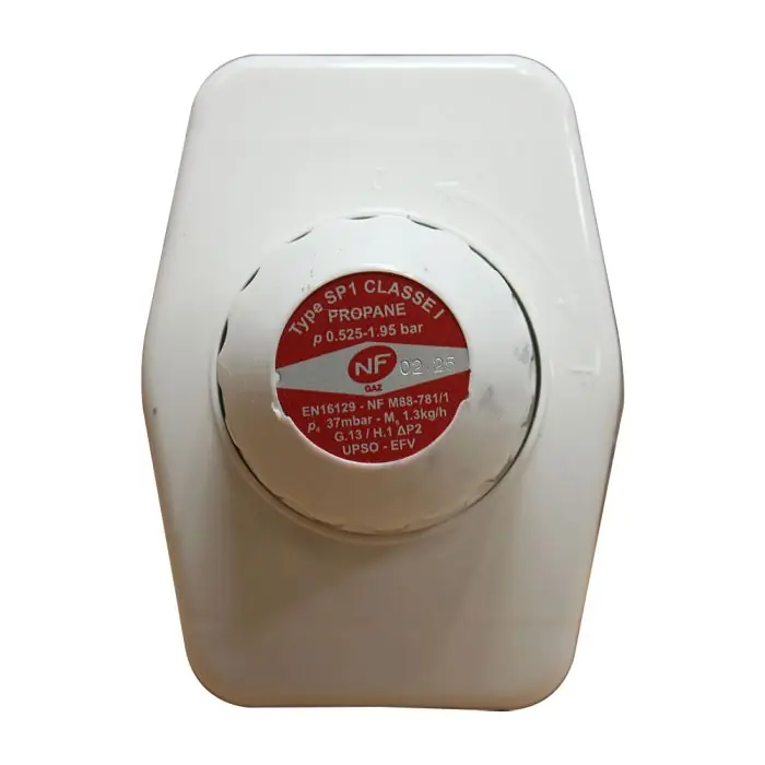 Réduction Détendeur déclencheur propane 1,3kg/h 37mb - E/S à souder 12 NF - Favex