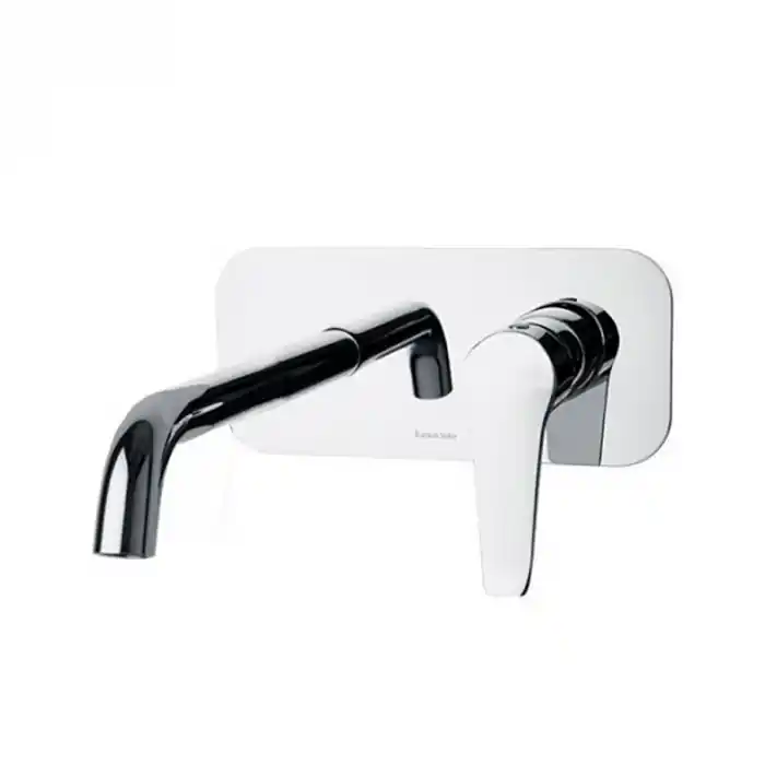 Populaire Mitigeur lavabo mural à encastrer YPSILON PLUS avec plaque 220x100mm et bec 240mm – Ramon Soler – 642003