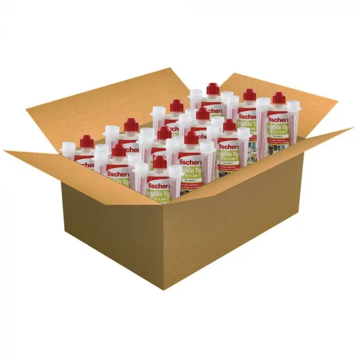 Seulement Aujourd'hui Carton de 12 cartouches scellement chimique - Ton pierre 300 ml - Fischer 520104