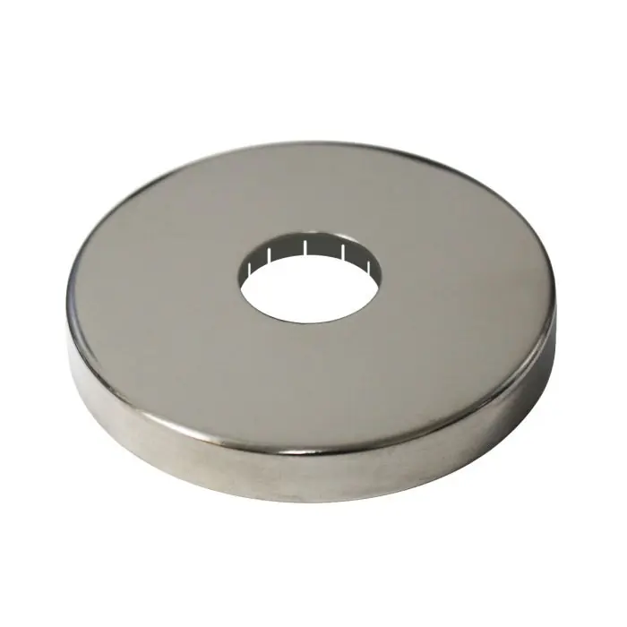 Rosace mono inox chromé STARFIX M3/8" (12/17) - Anquier Paiement Sécurisé