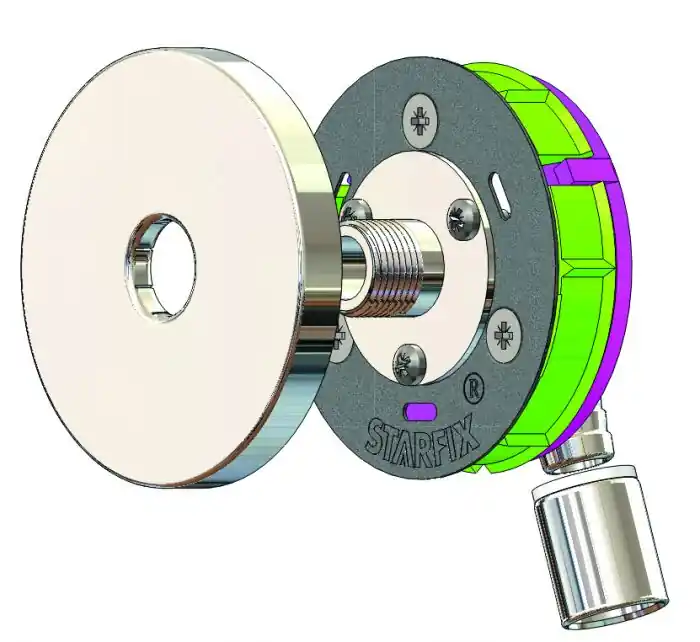Sortie de cloison STARFIX WC MONO PER à sertir Ø16 - Mâle 3/8" (12/17) coudée - Anquier Bon Marché