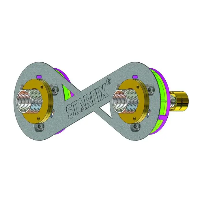 Pas Cher Sortie de cloison STARFIX 150 PER à glissement Ø 16 - M3/4" (20/27) droit réglable - Anquier