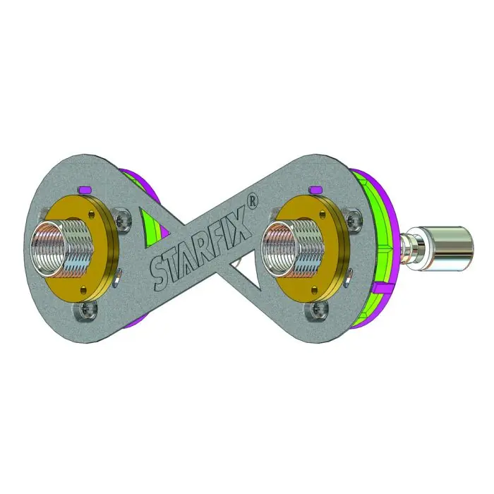 Offre Limitée Sortie de cloison STARFIX 150 PER à sertir Ø 12 - Mâle 3/4" (20/27) droit réglable - Anquier