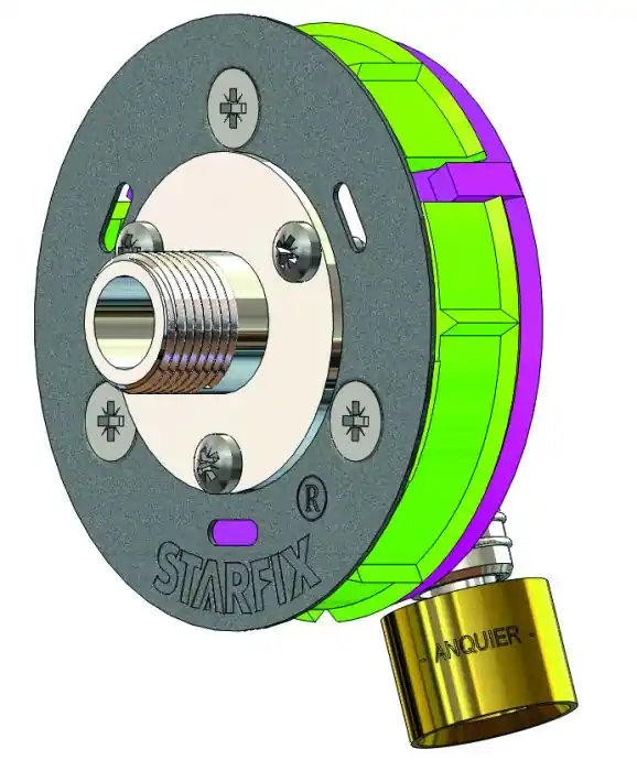 Sortie de cloison STARFIX MONO PER à glissement Ø12 - M3/8" (12/17) coudée - Anquier Jusqu'à Épuisement Des Stocks