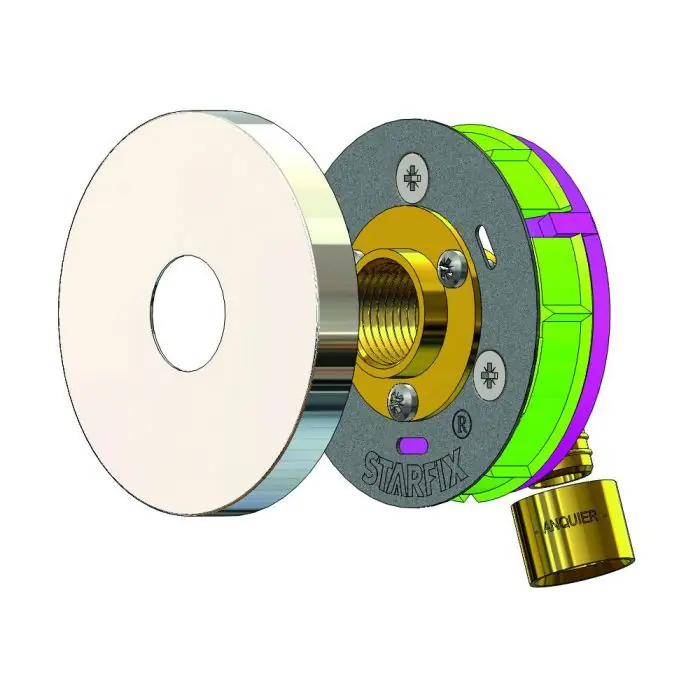 Retour Gratuit Sortie de cloison M-A-L - STARFIX MONO PER à glissement Ø12 - F1/2" (15/21) coudée - Anquier