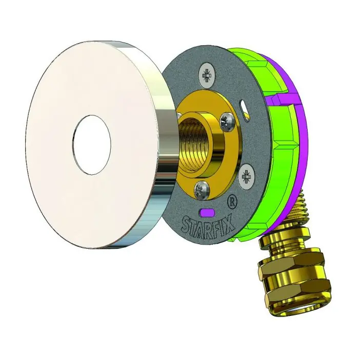 Solde Sortie de cloison STARFIX MONO PER à compression Ø12 - F1/2" (15/21) coudée - Anquier
