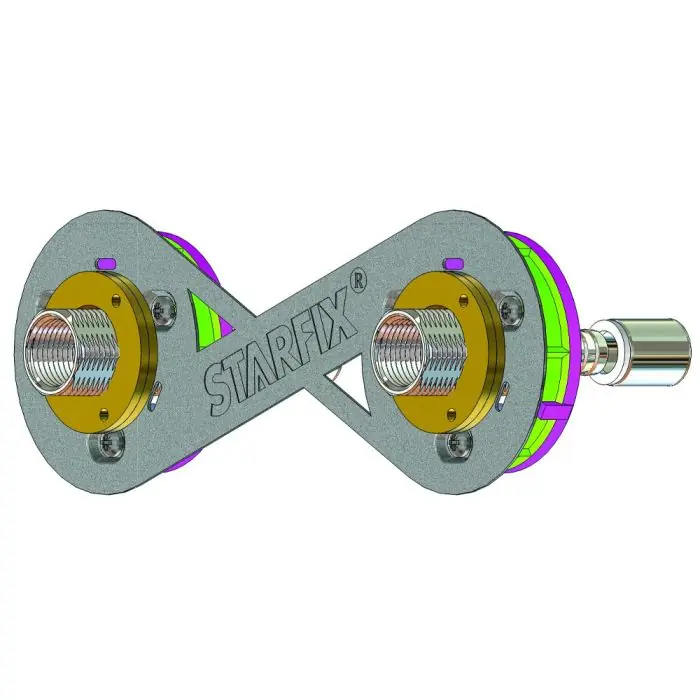 Sortie de cloison STARFIX 150 PER à sertir Ø 16 - Mâle 3/4" (20/27) droit réglable - Anquier Seulement Aujourd'hui