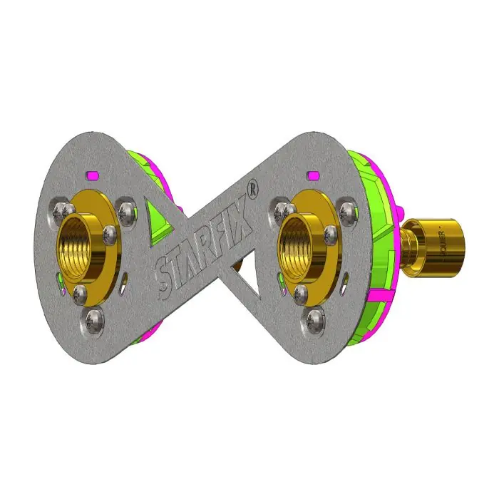 Sortie de cloison STARFIX 150 PER à glissement Ø 16 - F1/2" (15/21) droit - Anquier Promotion Saisonnière