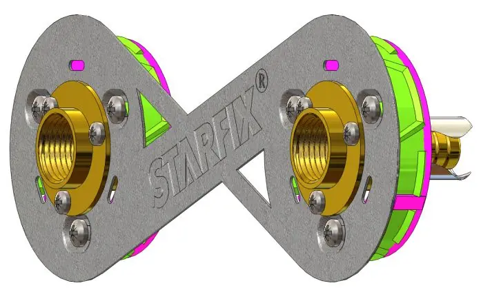 Sortie de cloison STARFIX 150 PER à sertir Ø 16 - Femelle 1/2" (15/21) droit - Anquier Commander Vite