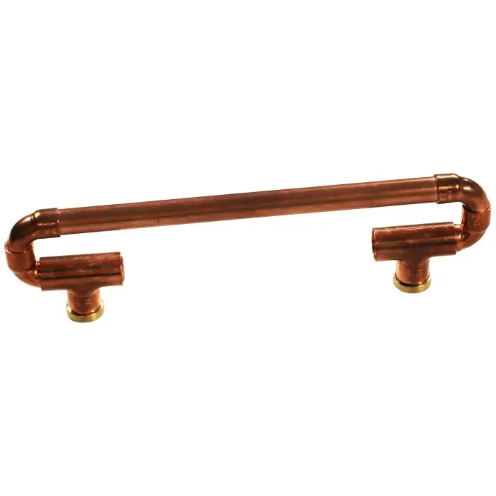 Poignée mobile et design en Cuivre - Entraxe 128 mm - Ø12 - Arcanaute Top Vente