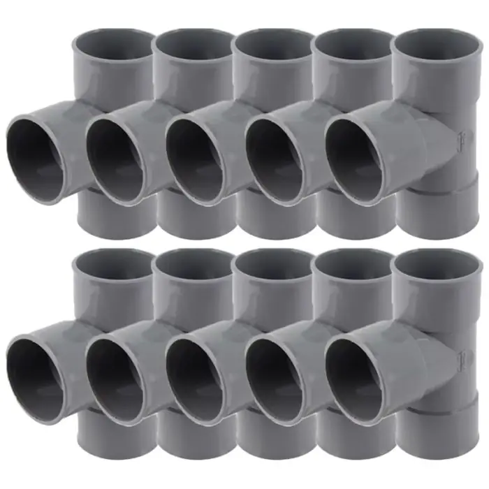 10 culottes 87°30 PVC d‘évacuation Ø50 – Femelle Femelle 87°30 – Nicoll Meilleur Prix