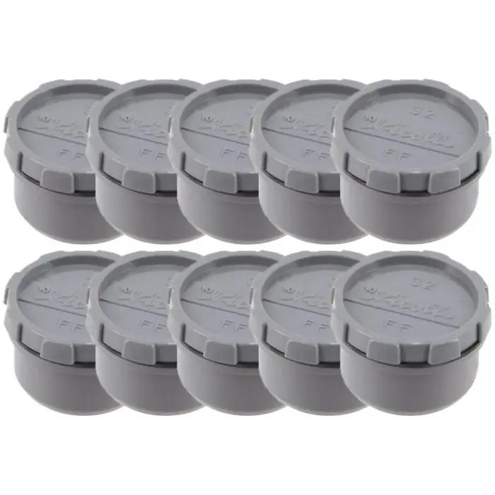 10 tampon de visite PVC mâle femelle Ø32 – Nicoll Prix Bas