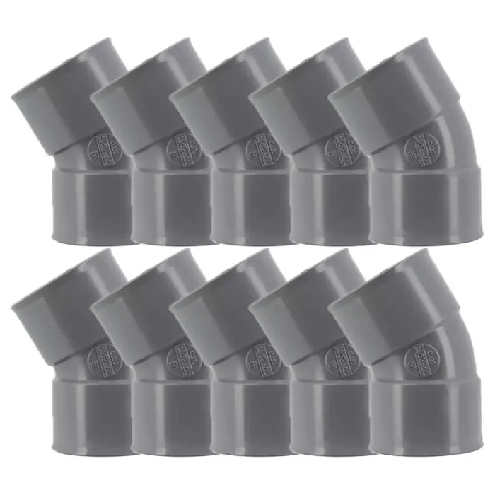 Populaire 10 coudes PVC évacuation Ø50 Femelle Femelle 30° - Nicoll