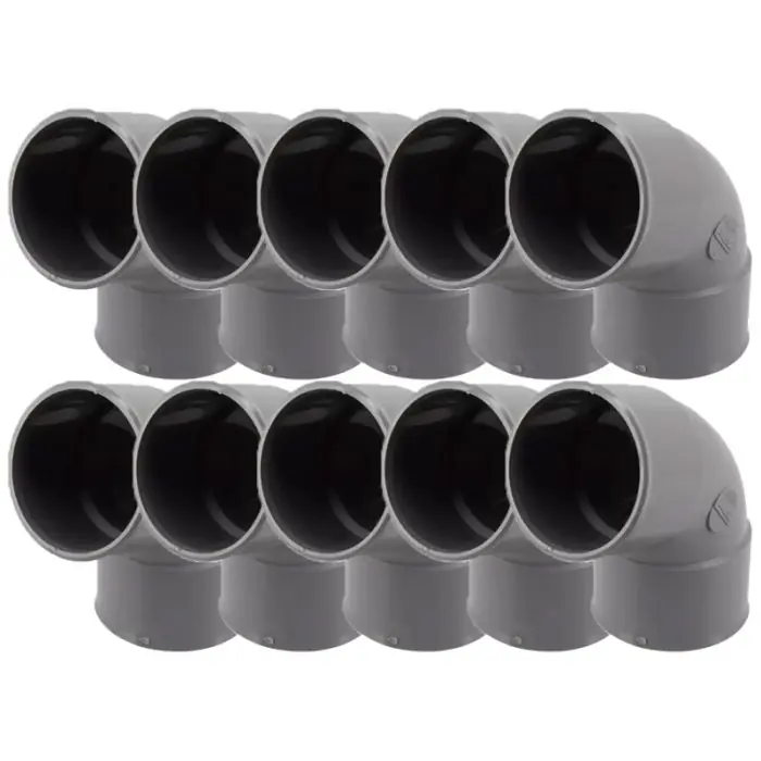 10 coudes PVC évacuation Ø50 Femelle Femelle 67°30 – Nicoll Vente Flash