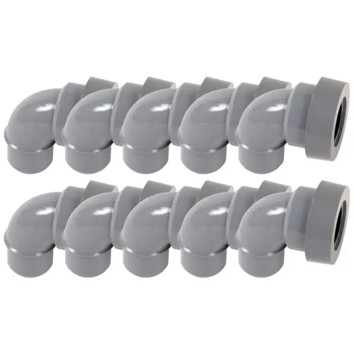 Soldes 10 coudes PVC évacuation Ø32 Mâle Femelle 87°30 - Nicoll