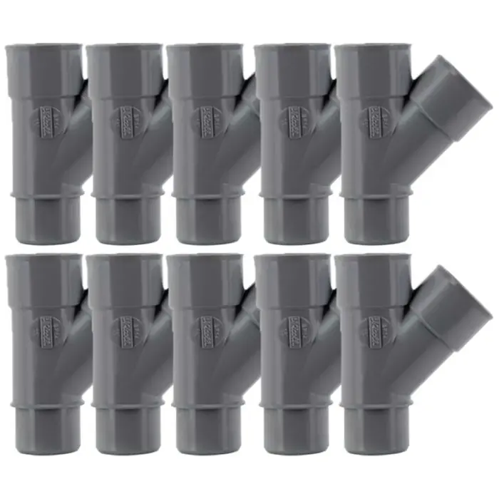 10 culottes pvc évacuation Ø32 Mâle Femelle 45° – Nicoll Prix Bas