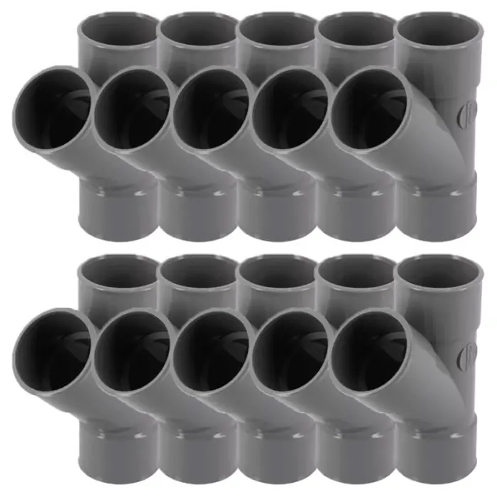 10 culottes PVC évacuation Ø40 Femelle Femelle 45° – Nicoll Offre Spéciale