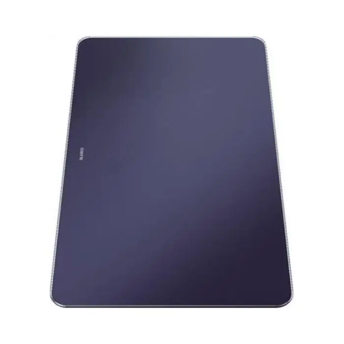 Planche à découper en verre finition bleu nuit velour mat – Blanco Satisfait Ou Remboursé