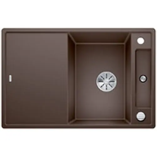 Prix Cassé Évier de cuisine Axia III 45S – Café – sous-meuble 45 cm – L 780 x l 510 x P 185 mm + planche en verre – Blanco