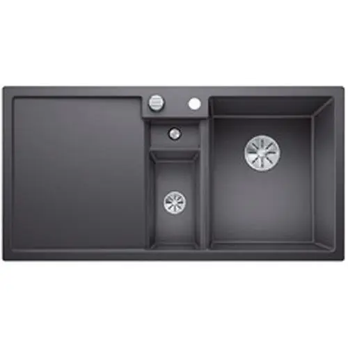 Évier de cuisine Collectis 6S – Gris Rocher – sous-meuble 60 cm – L 1000 x l 500 x P 190 mm + Bac de tri – Blanco Petit Prix