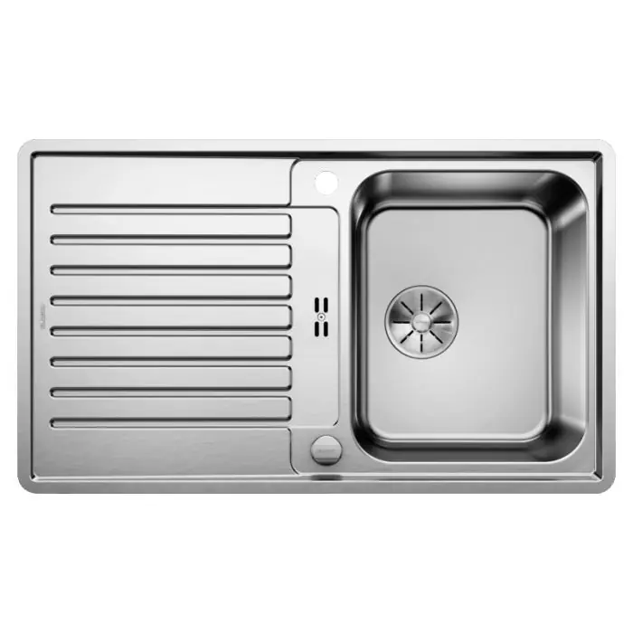 Évier de cuisine en inox Blanco Classic Pro 45 S-IF inox satiné – L 860 x l 510 x P 170m – sous-meuble 45 cm – Blanco Satisfait Ou Remboursé