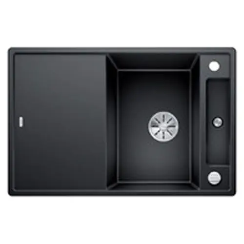 Évier de cuisine Axia III 45S – Anthracite – sous-meuble 45 cm – L 780 x l 510 x P 185 mm + planche en verre – Blanco Bon Plan