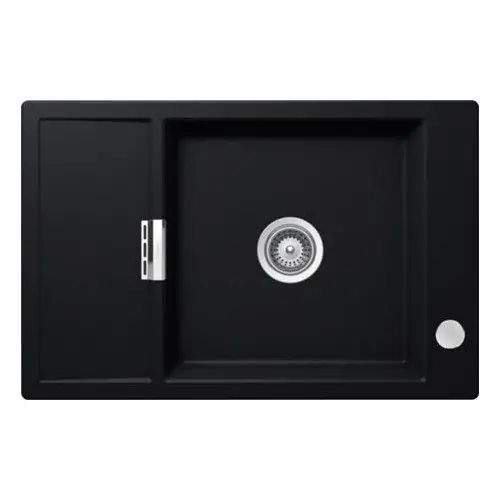 Évier de cuisine Cristadur Mono – 780 x 510 x 195 mm – sous-meuble 60 cm – Coloris Puro – Schock Achetez Aujourd&rsquo;hui