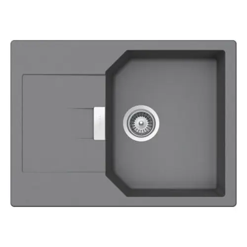 Haute Qualité Évier de cuisine Cristalite Manhattan – 690 x 510 x 195 mm – sous-meuble 45 cm – Coloris Croma – Schock