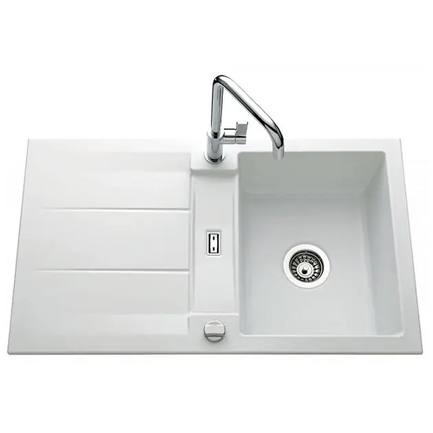 Acheter En Ligne Évier de cuisine polaris mat GENEA – L 870 x l 510 x P 220 mm – sous-meuble 60 cm – Aquatop
