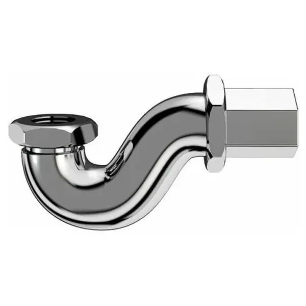 Authentique Siphon en P chromé Clearwater pour baignoire – Aquatop
