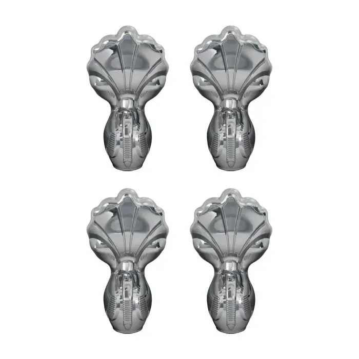 4 Pieds griffés chromé Burlington pour baignoire – Aquatop Achat Immédiat