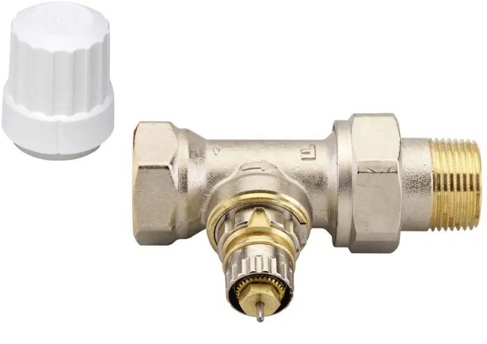 Corps de robinet RA-IN à Kv réglable, 1&Prime; (26/34) équerre NF Haute Qualité