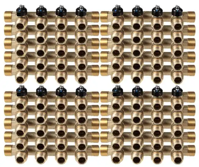 Paiement Sécurisé 20 Collecteurs mini-vanne mâle 3/4" (20/27) - femelle 1/2" (15/21) - 4 piquages mâle 1/2" (15/21) - Arcanaute