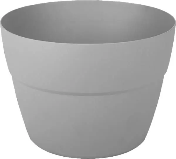 Pot cavalier Cancùn Gris Béton - Ø 29 X 20,6 cm - Volume 8 Litres - EDA Prix Cassé